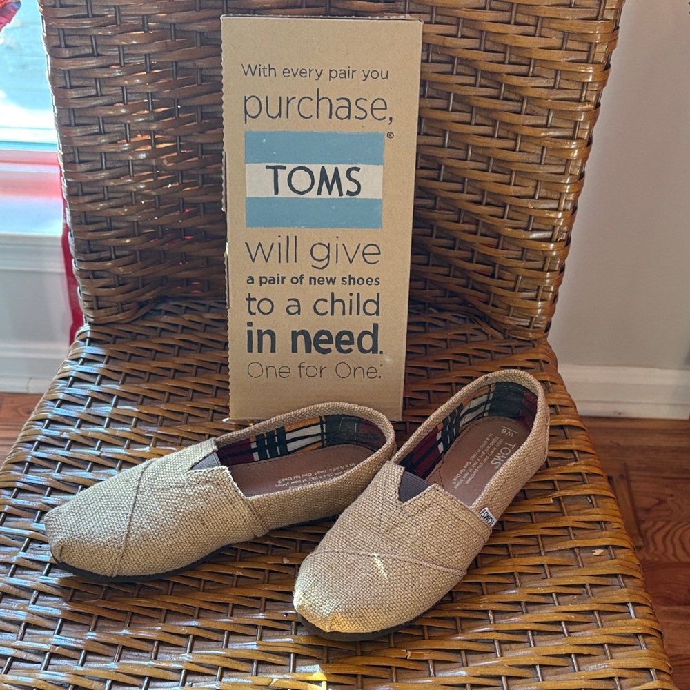 Toms Classic Natural Burlap
